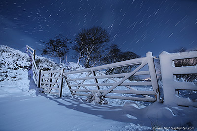 Glenshane Pass Moonlit Snow Scenes - March 12th 2020